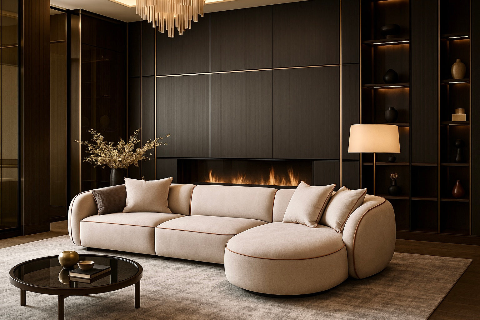 Yūgen Right Facing Sectional – ETC Furniture