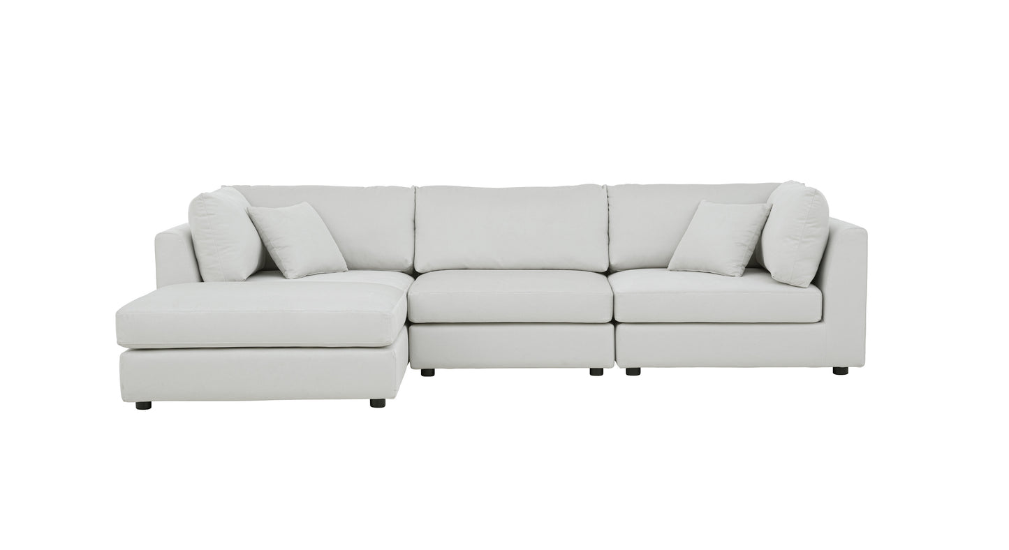 YASURA Modular Sofa & Ottoman Set