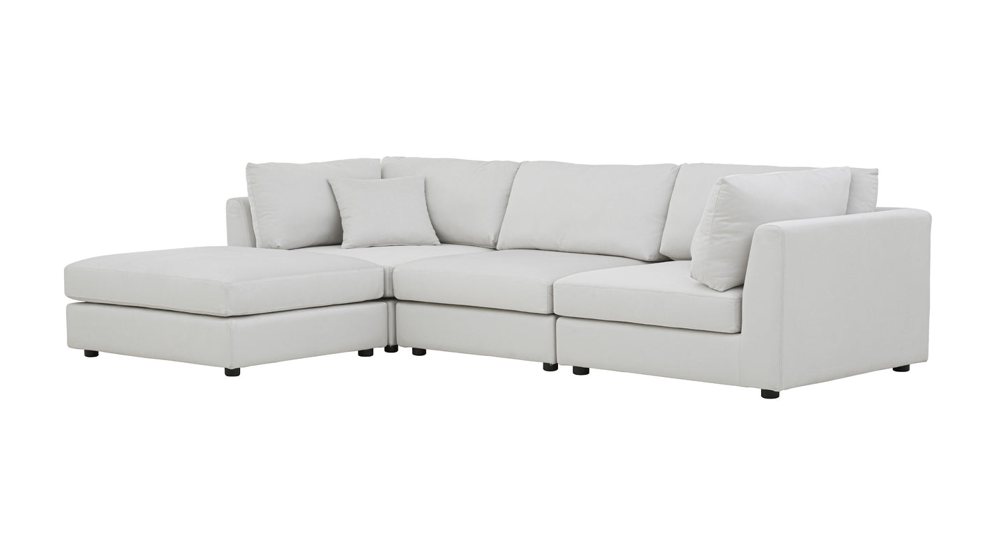 YASURA Modular Sofa & Ottoman Set