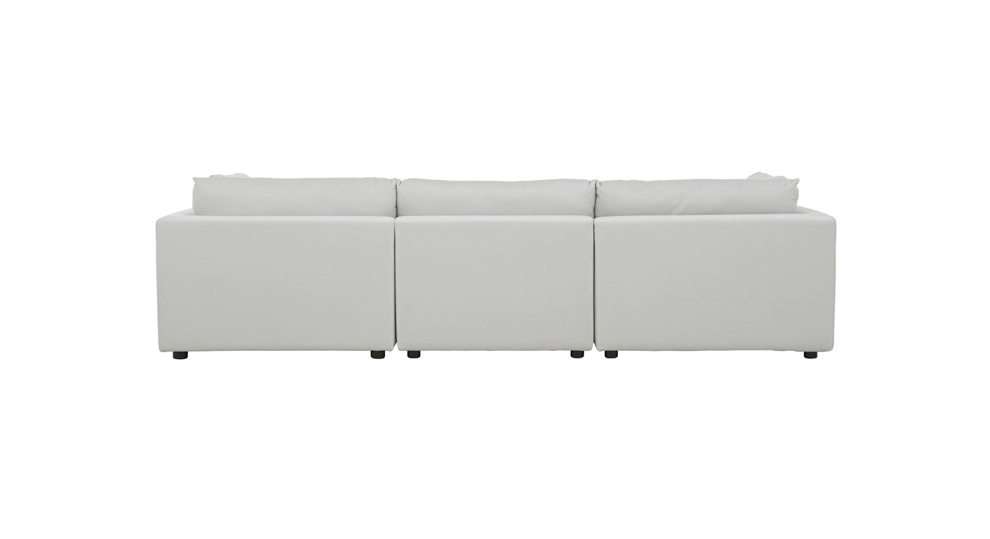 YASURA Modular Sofa & Ottoman Set