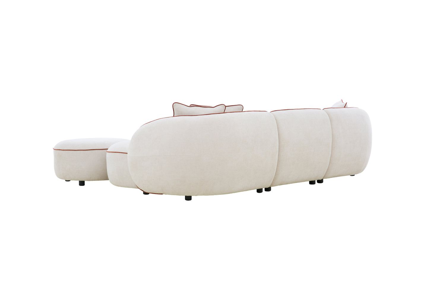 Yūgen Sectional and Ottoman Set