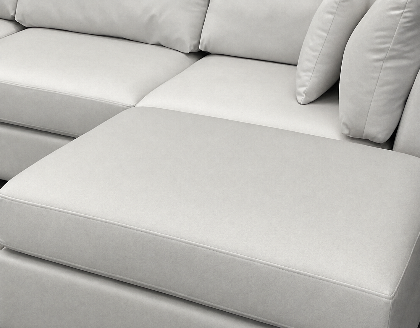 YASURA Modular Sofa & Ottoman Set